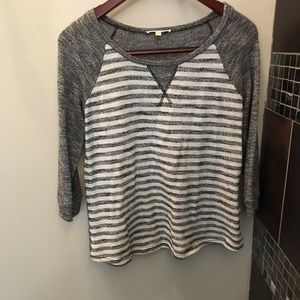 Under Skies - McConnell Raglan Striped Knit Shirt